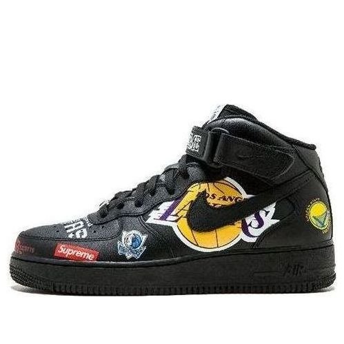 Nike x Supreme x NBA Air Force 1 Mid 07 ‘Black’ AQ8017-001