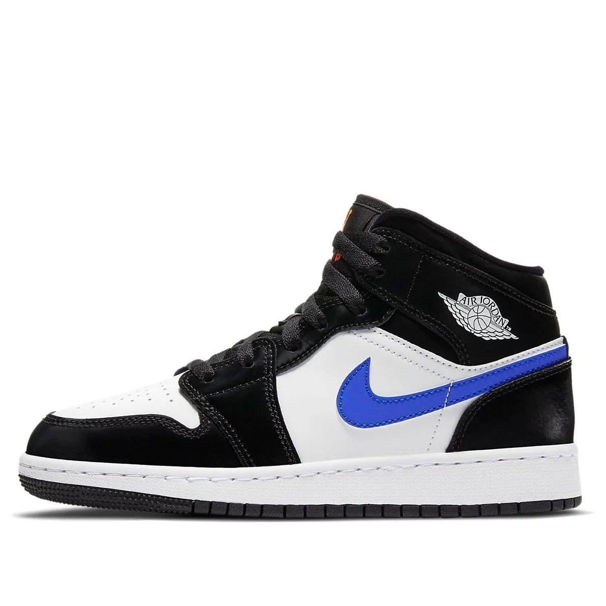 (GS) Air Jordan 1 Mid ‘Black Racer Blue’ 554725-084