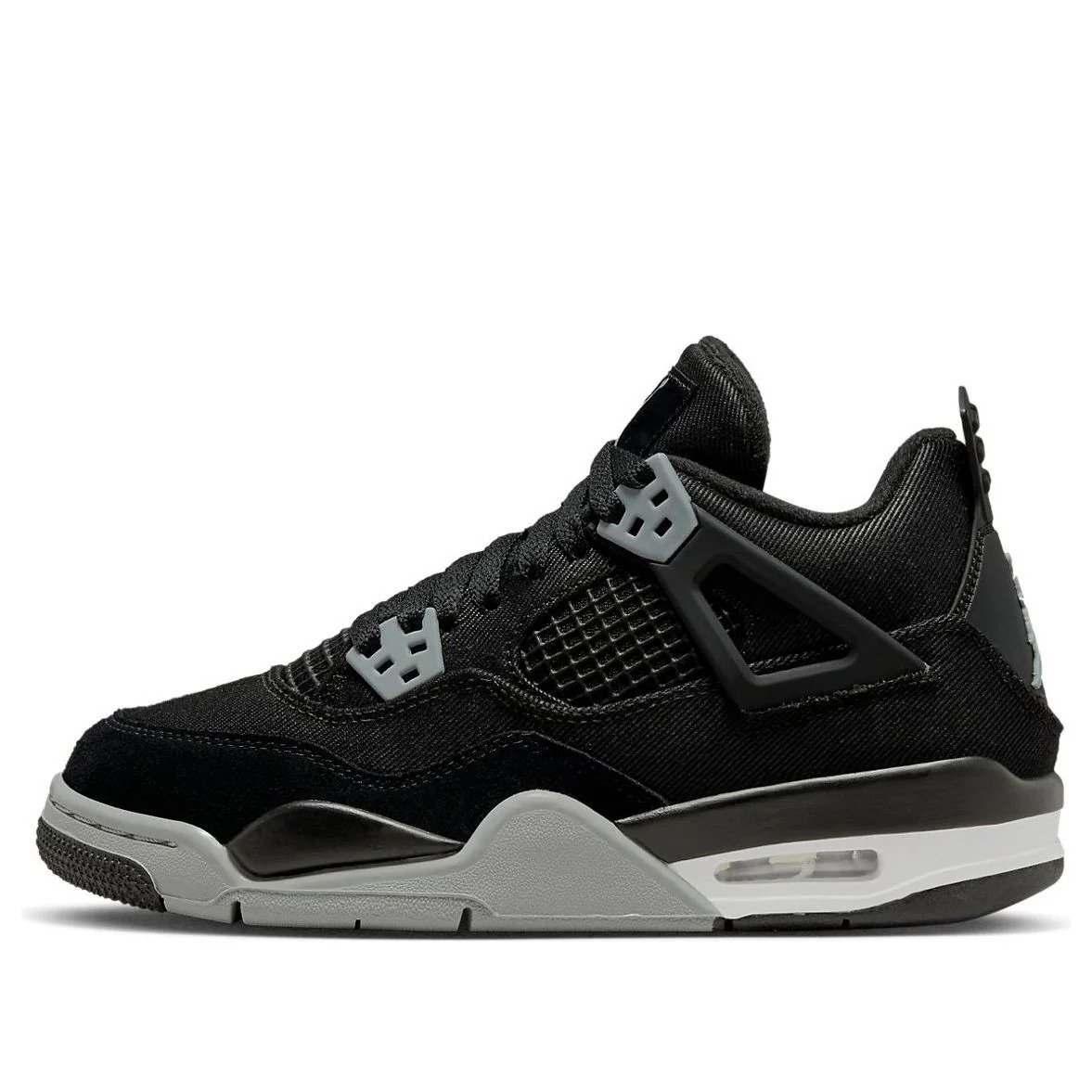 (GS) Air Jordan 4 Retro SE ‘Black Canvas’ DV0553-006