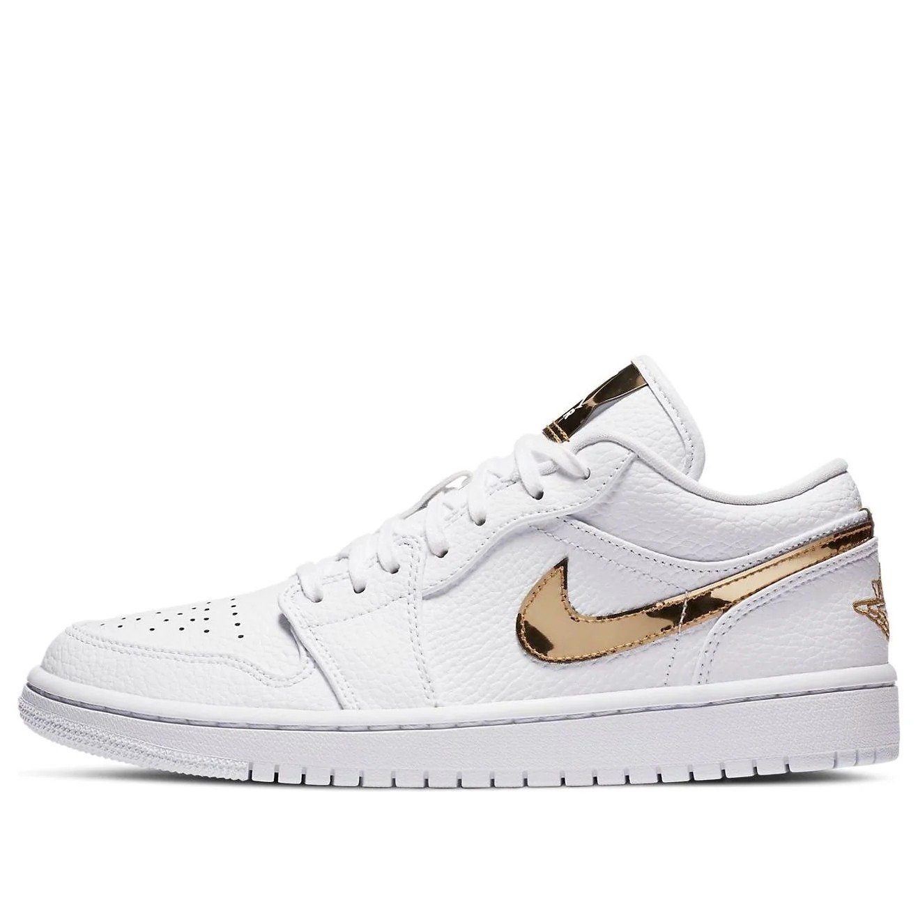 (WMNS) Air Jordan 1 Retro Low ‘White Metallic Gold’ CZ4776-100