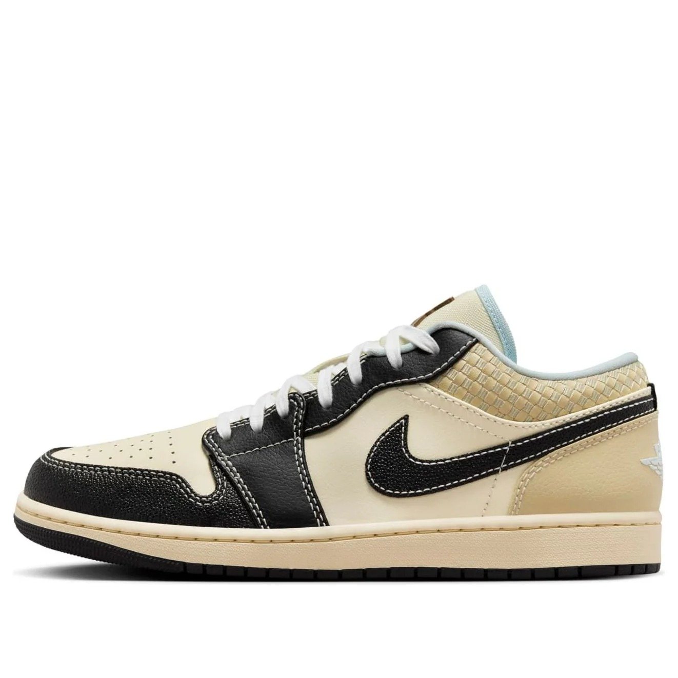 Air Jordan 1 Low SE ‘Coconut Milk Black Muslin’ HQ3437-101