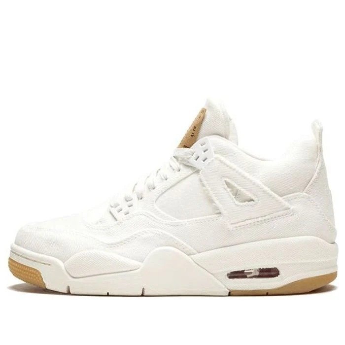 (GS) Air Jordan 4 Retro x Levi’s ‘White Denim’ AQ9103-100