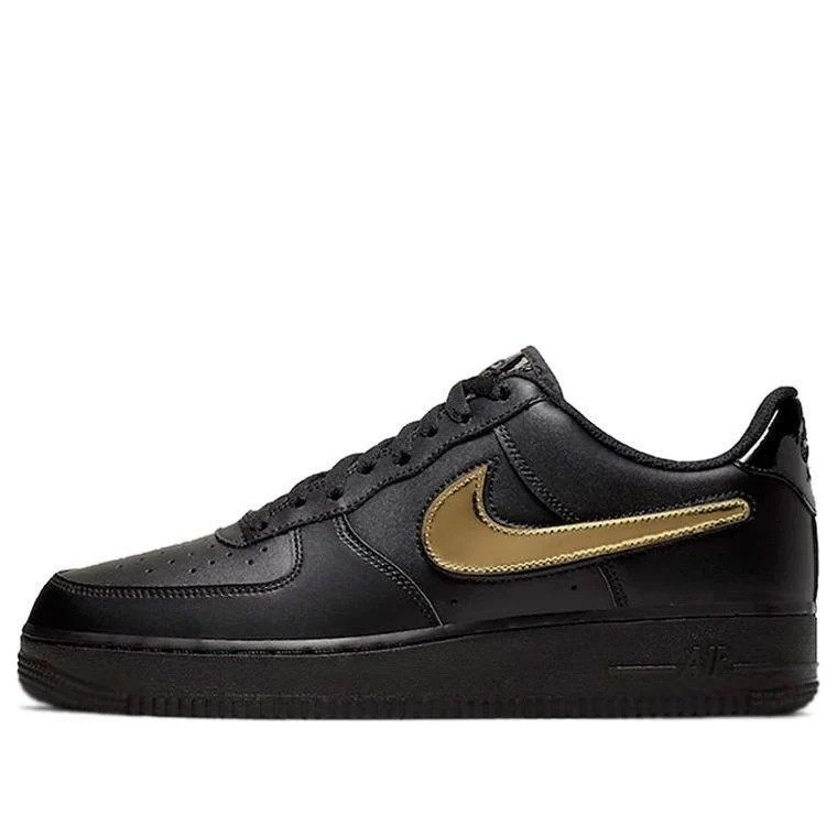 Nike Air Force 1 Low ’07 LV8 ‘Removable Swoosh – Black Gold’ CT2252-001