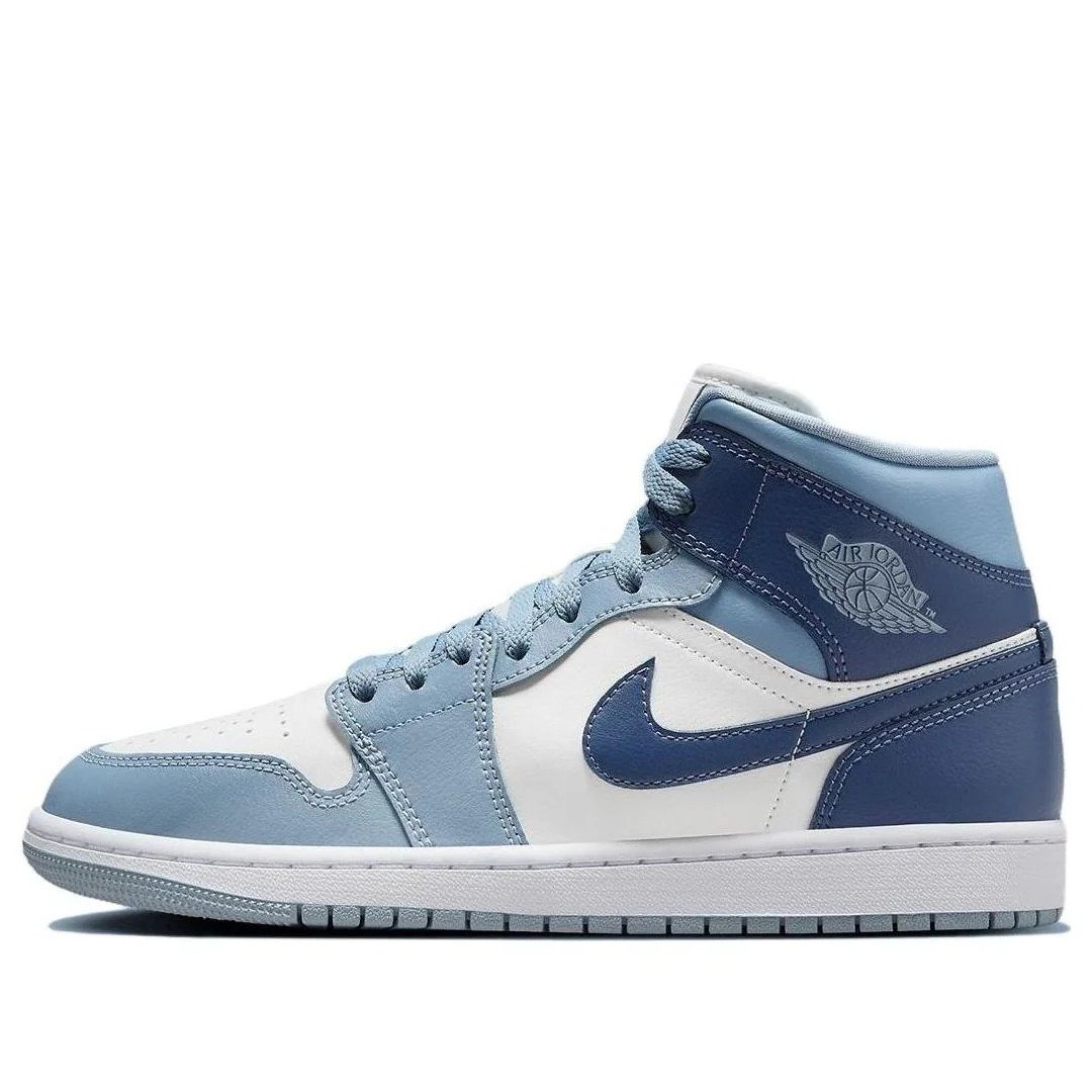 (WMNS) Air Jordan 1 Mid ‘Two-Tone Blue’ BQ6472-140