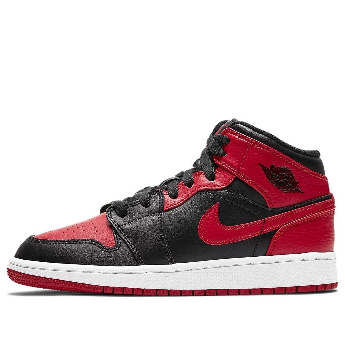 (GS) Air Jordan 1 Mid ‘Banned’ 554725-074