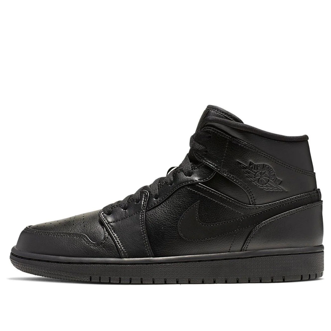 Air Jordan 1 Mid ‘All Black’ 554724-090