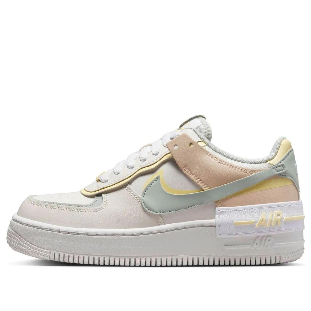 (WMNS) Nike Air Force 1 Shadow ‘Pearl White Citron Tint’ DR7883-101