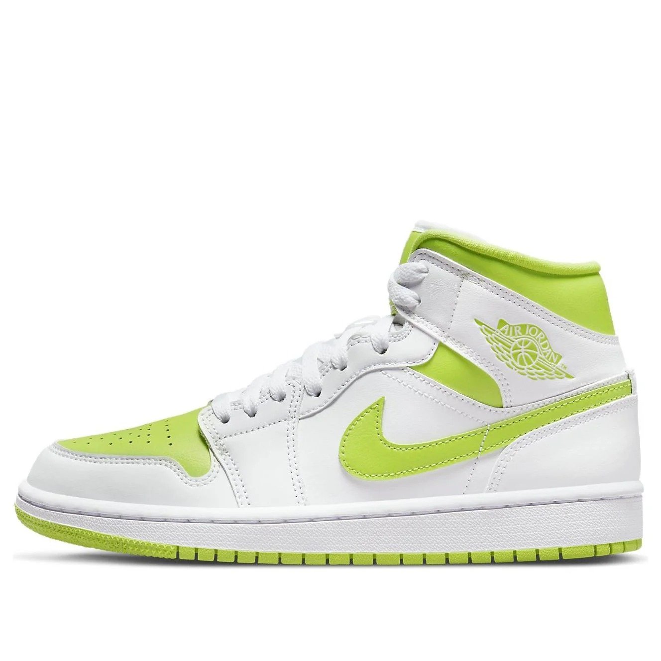 (WMNS) Air Jordan 1 Mid ‘White Lime’ BQ6472-131