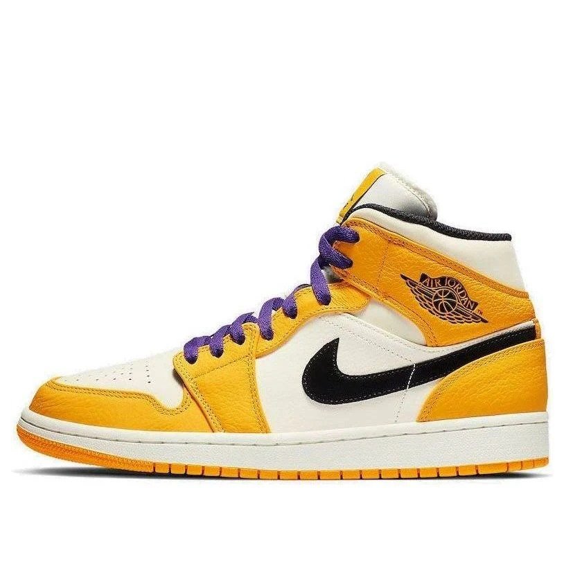 Air Jordan 1 Mid ‘Lakers Gold’ 852542-700