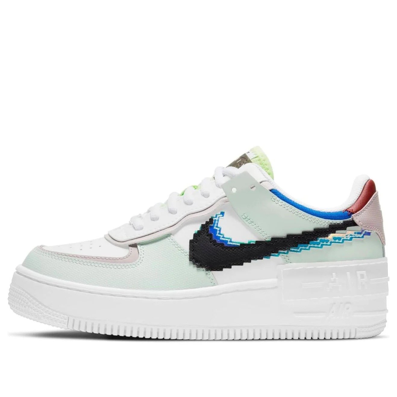 (WMNS) Nike Air Force 1 Shadow SE ‘Pixel Swoosh – Barely Green’ CV8480-300
