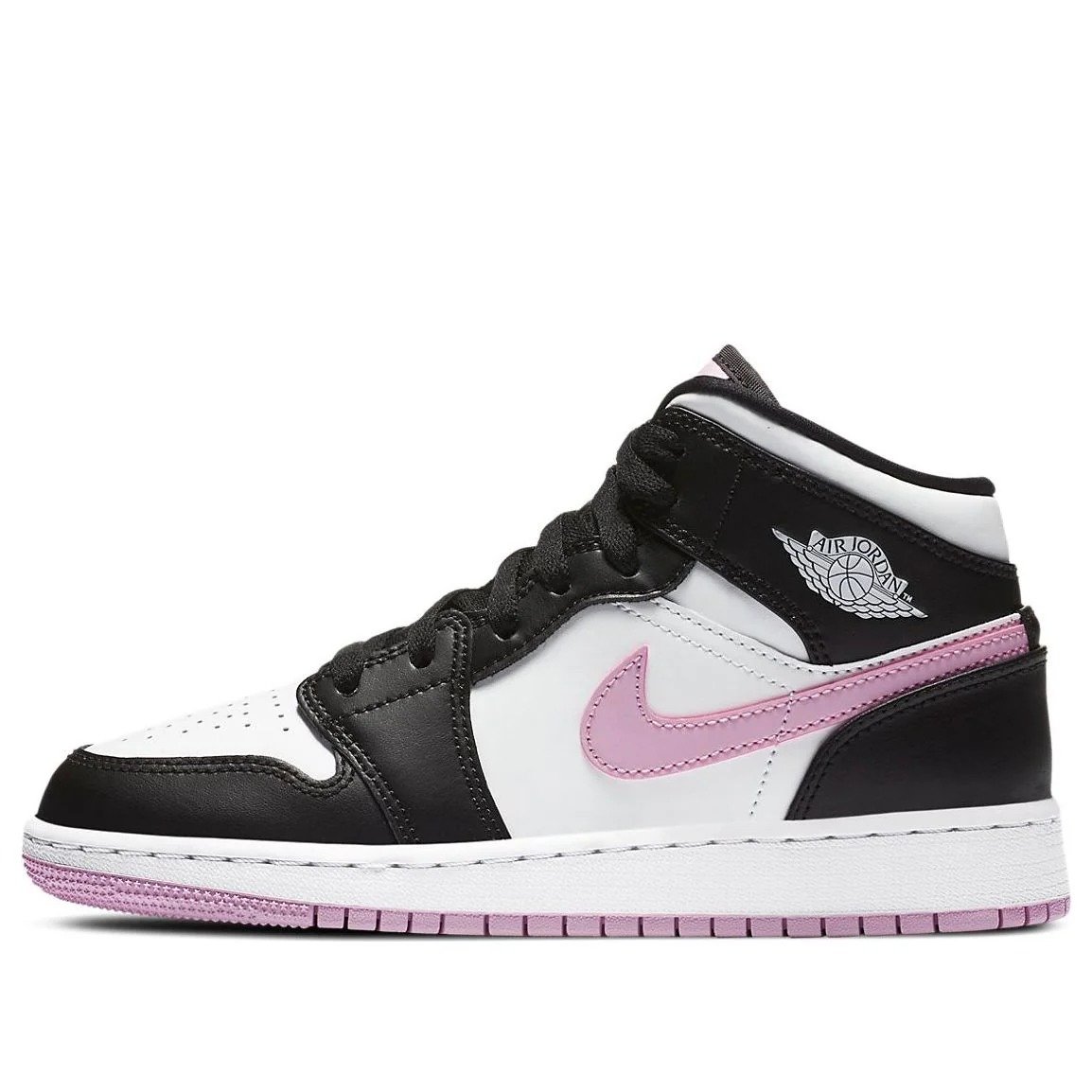 (GS) Air Jordan 1 Mid ‘White Light Arctic Pink’ 555112-103