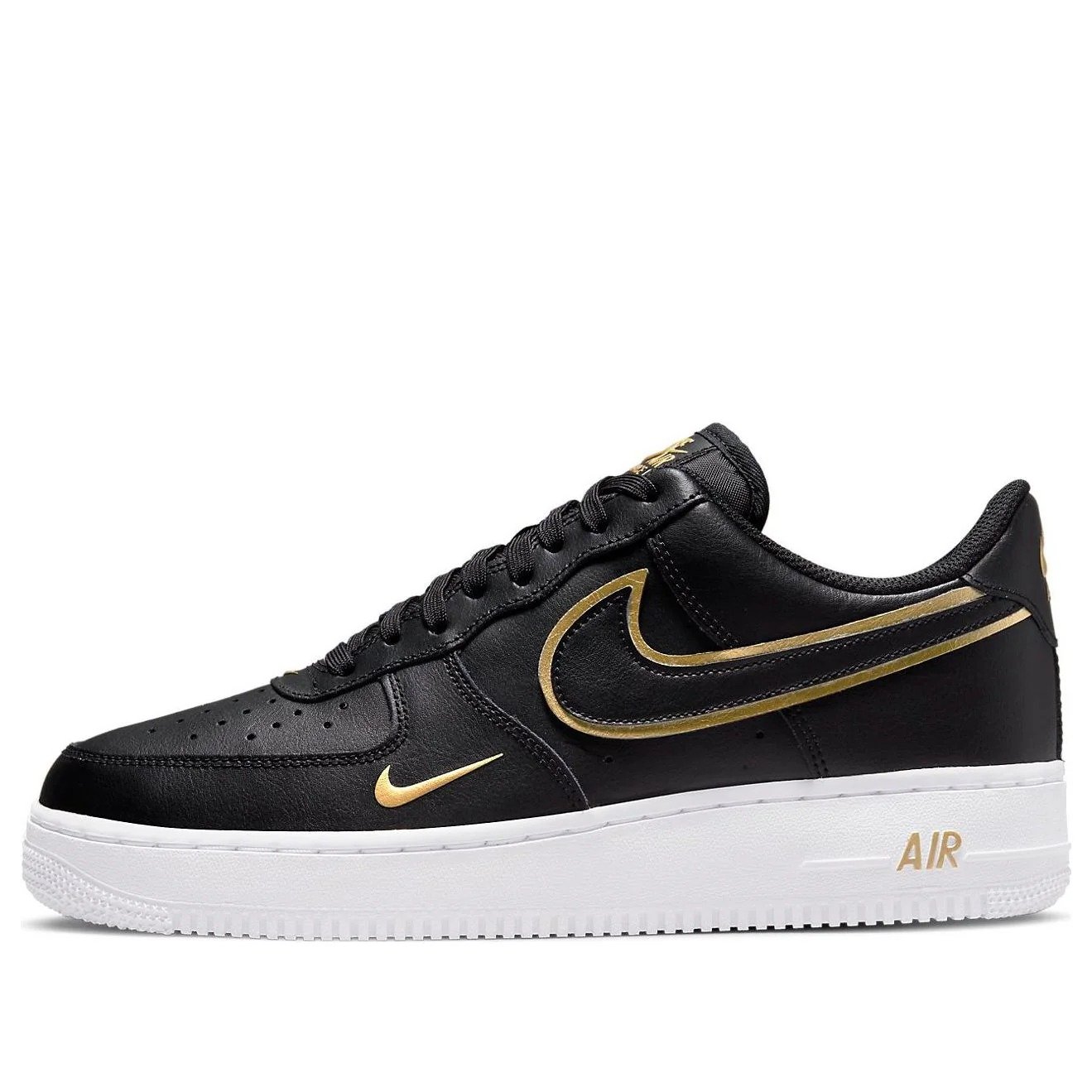 Nike Air Force 1 ’07 LV8 ‘Metallic Swoosh Pack – Black’ DA8481-001
