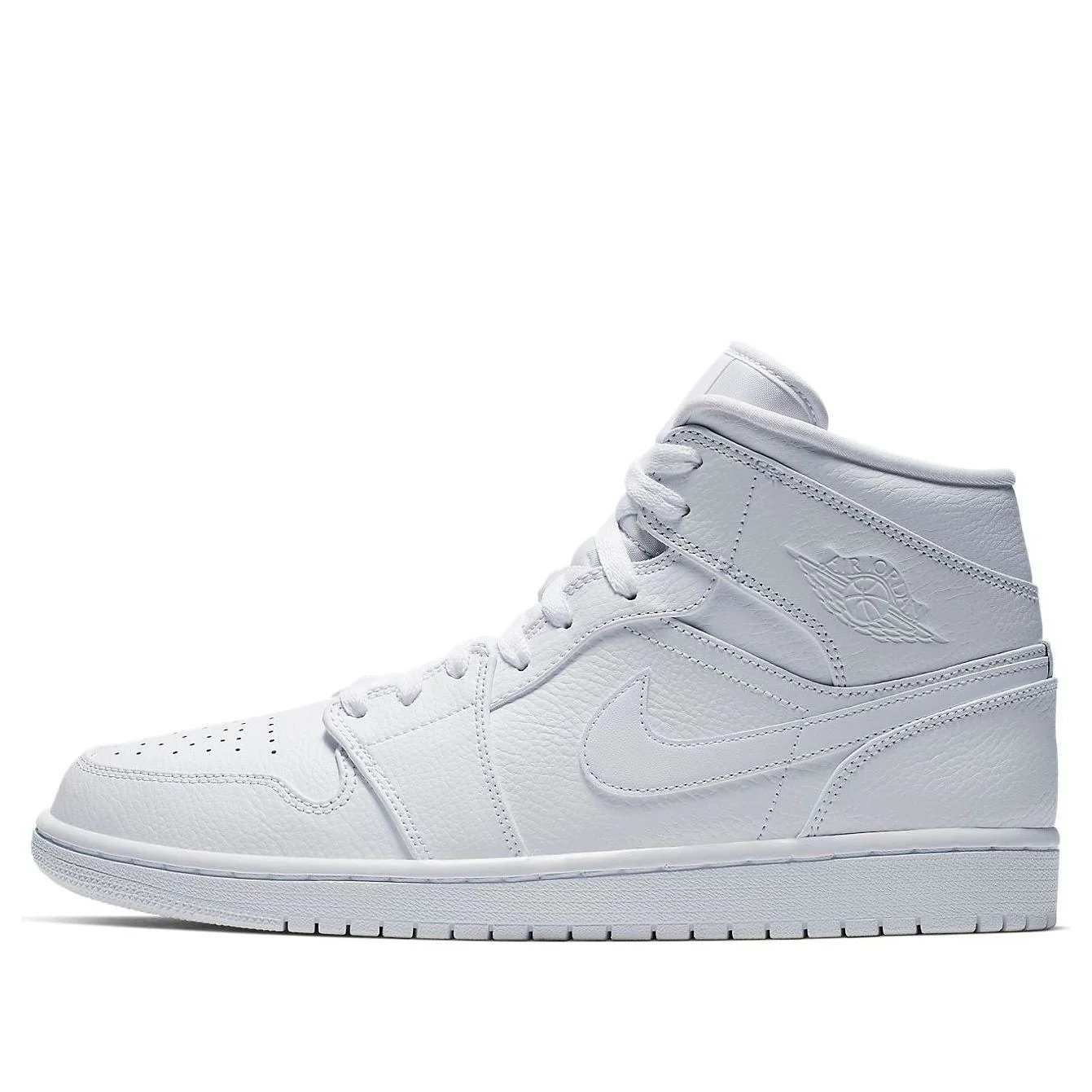 Air Jordan 1 Mid ‘Triple White 2019’ 554724-129