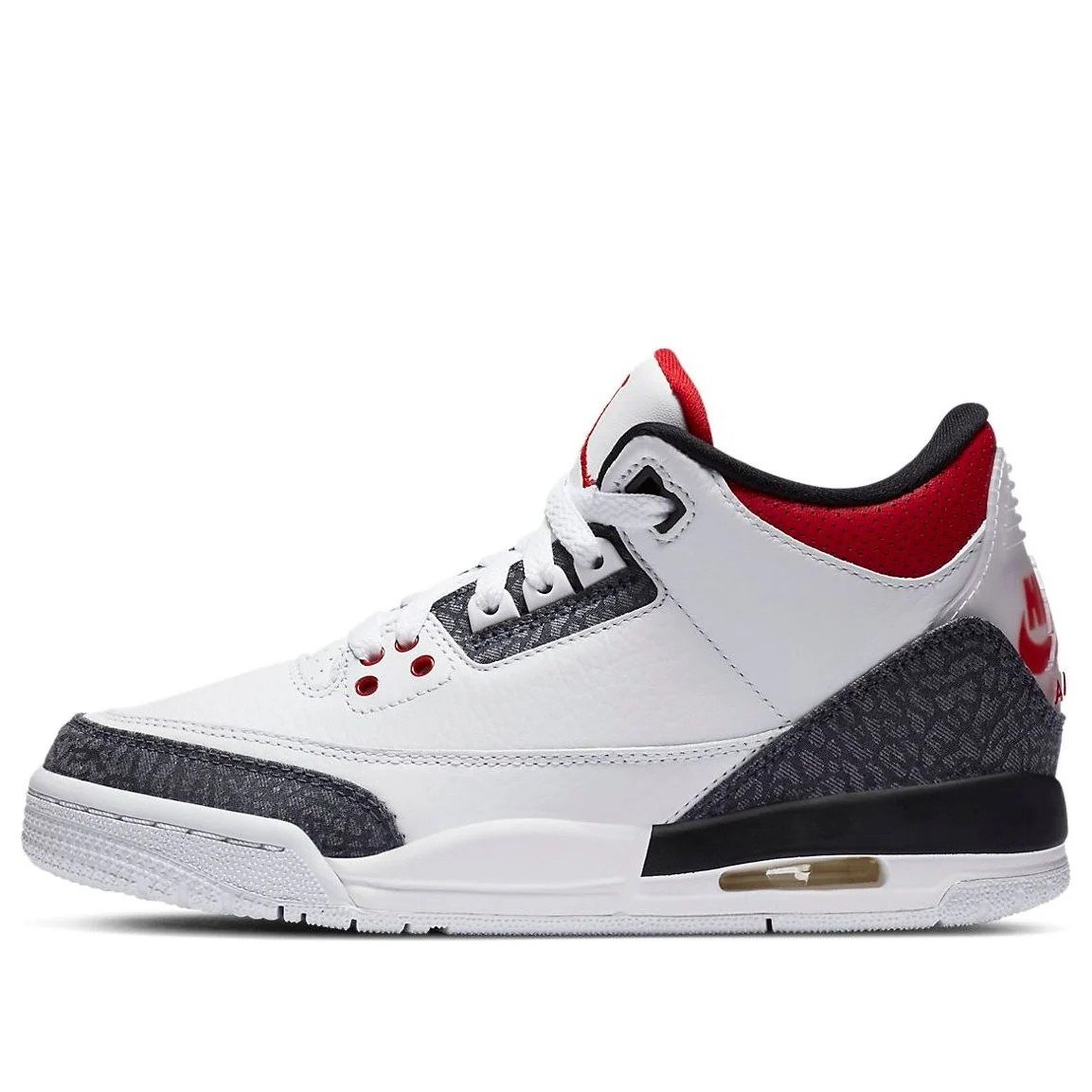 (GS) Air Jordan 3 Retro Denim SE ‘Fire Red’ CZ6634-100