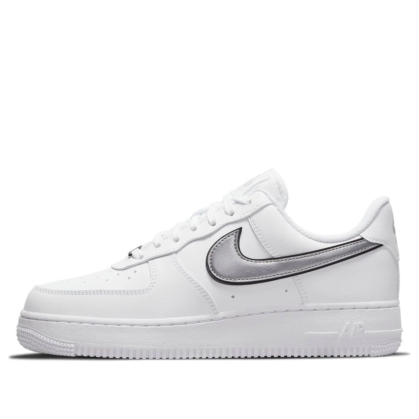 (WMNS) Nike Air Force 1 ’07 Essential ‘White Metallic Silver’ DD1523-100