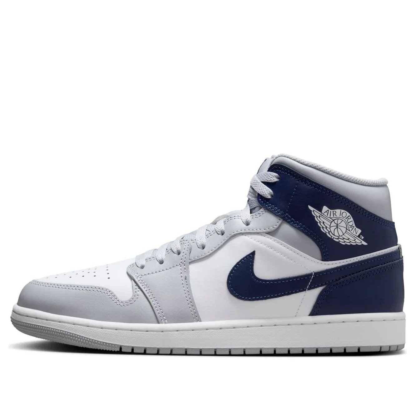 Air Jordan 1 Mid ‘Wolf Grey Midnight Navy’ DQ8426-104