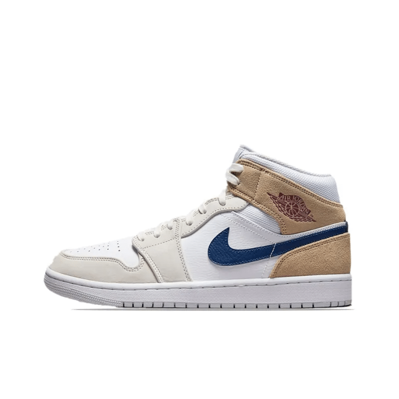Air Jordan 1 Mid ‘White Khaki Blue Void’ DO6726-100
