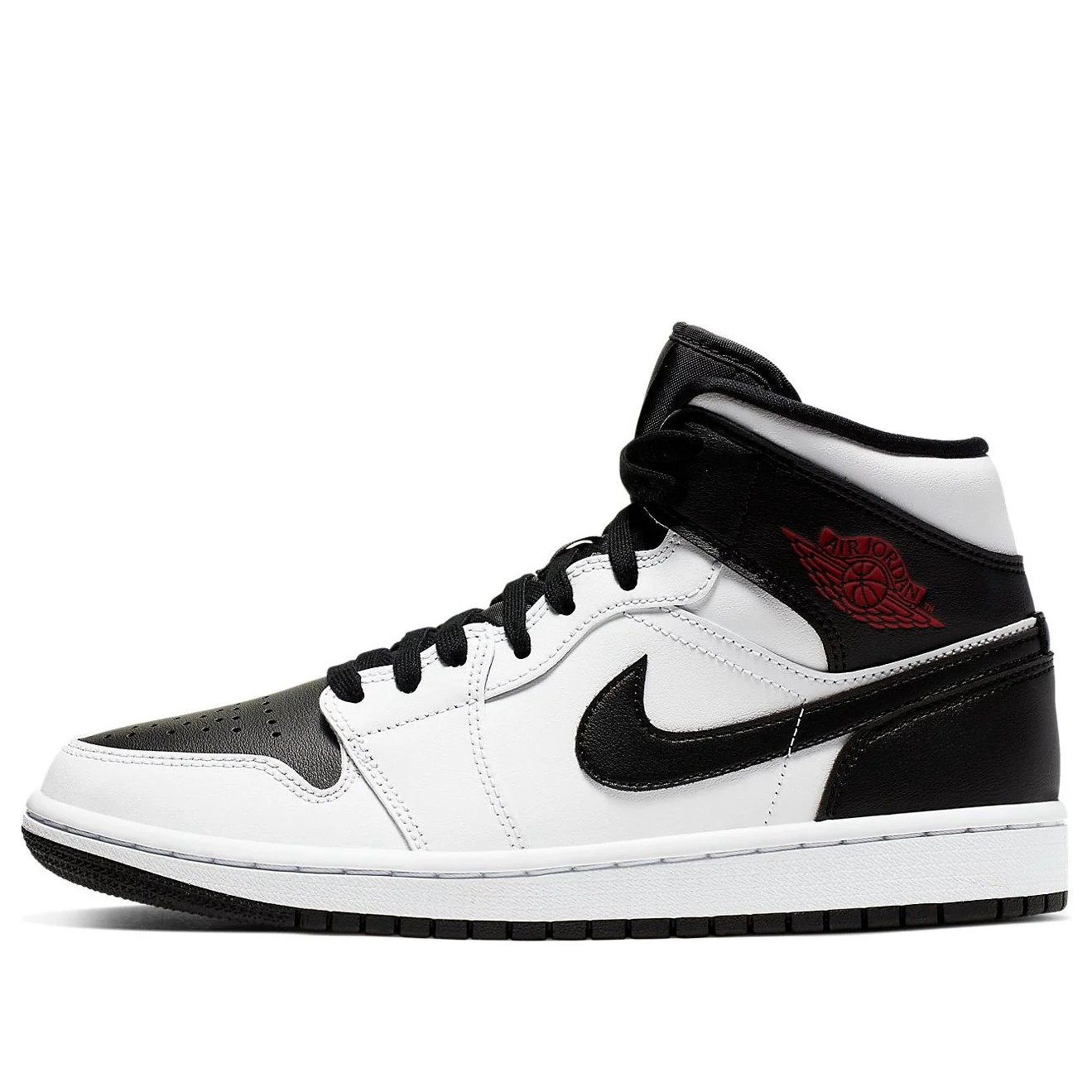 (WMNS) Air Jordan 1 Mid ‘White Black’ BQ6472-101