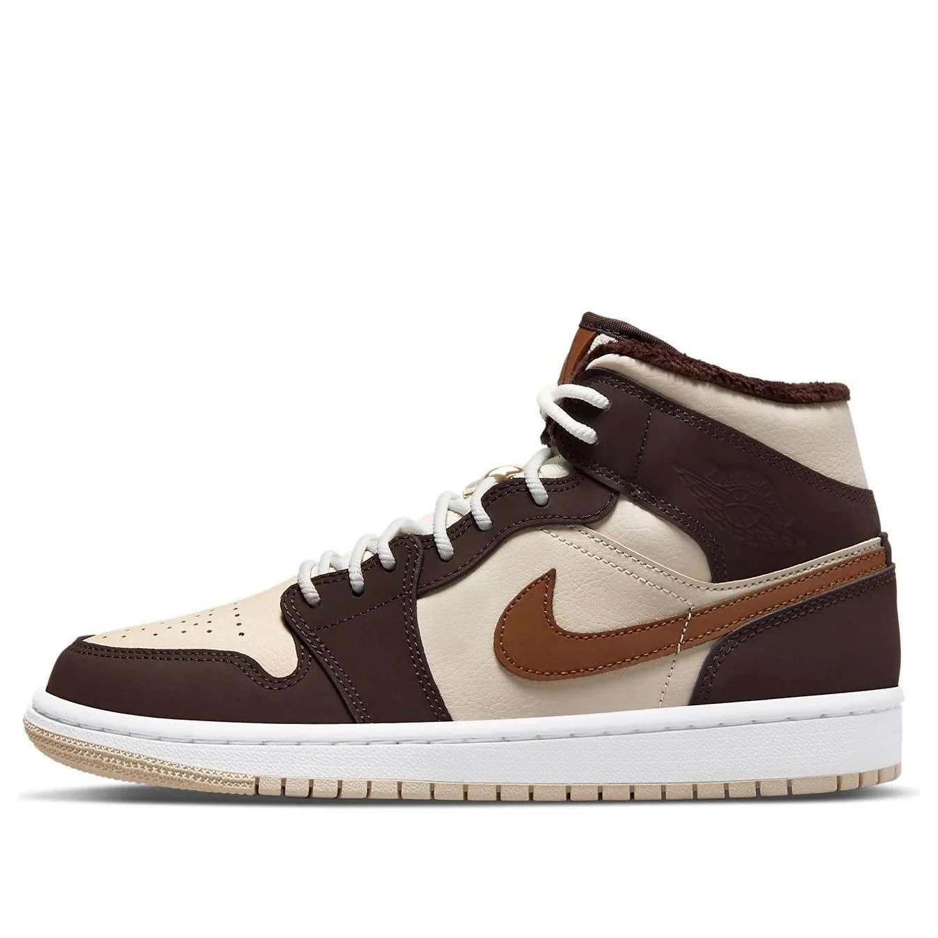 (WMNS) Air Jordan 1 Mid SE ‘Cream Dark Chocolate’ DO6699-200