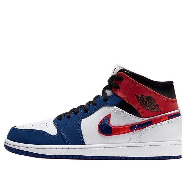 Air Jordan 1 Mid ‘Multicolored Swoosh’ 852542-146